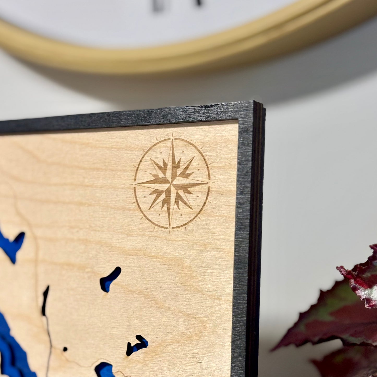 Lac Meech - Map en bois