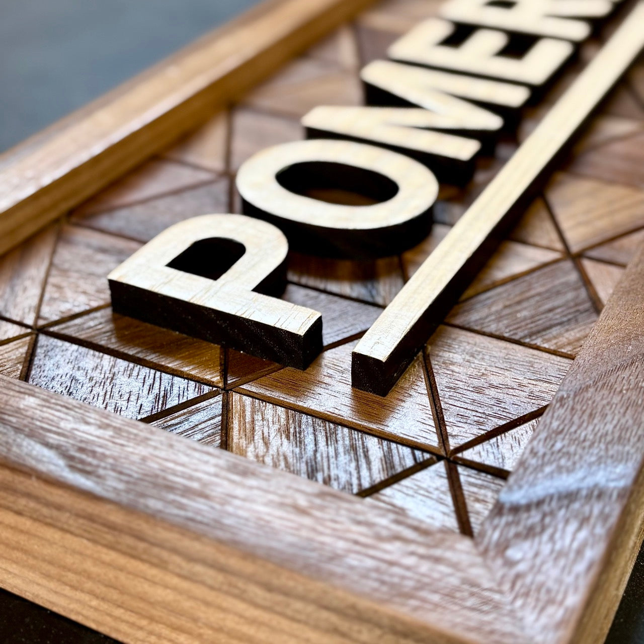 Affiches en bois