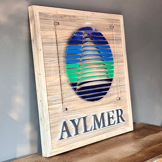 Affiches en bois