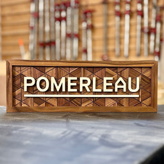Affiches en bois