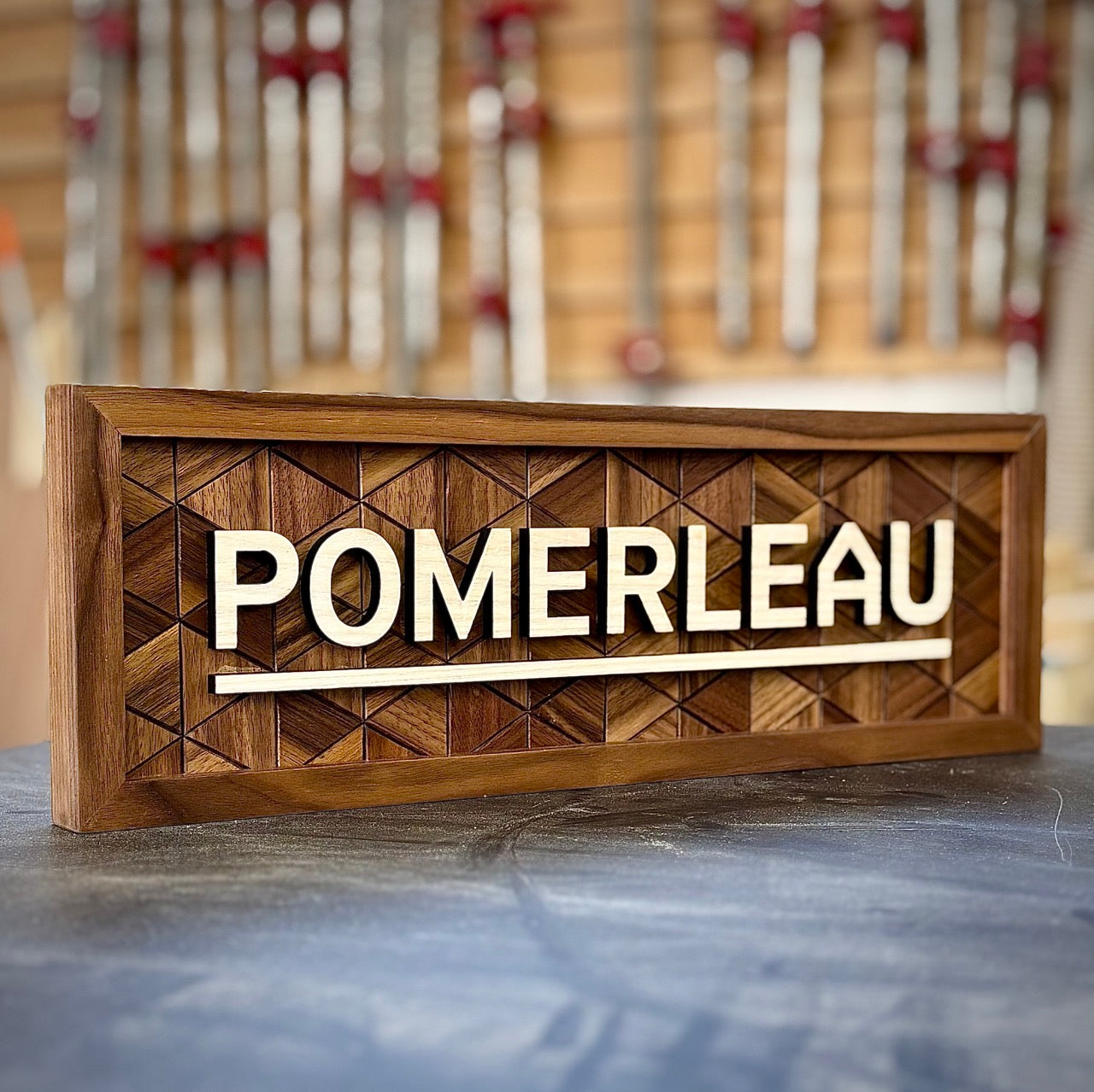 Affiches en bois
